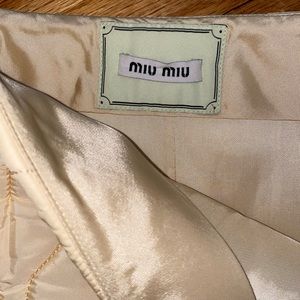 miu miu puffer skirt